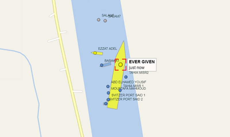 Tàu Ever Given mắc kẹt ở Suez: Xem xét giảm giá cho tàu bị ảnh hưởng